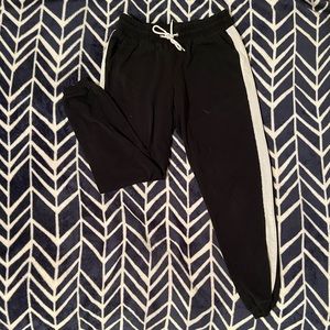 Black and white sweet pants